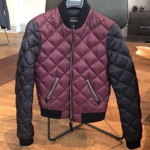 Mackage Cathy f5 Bordeaux Light Down Bomber